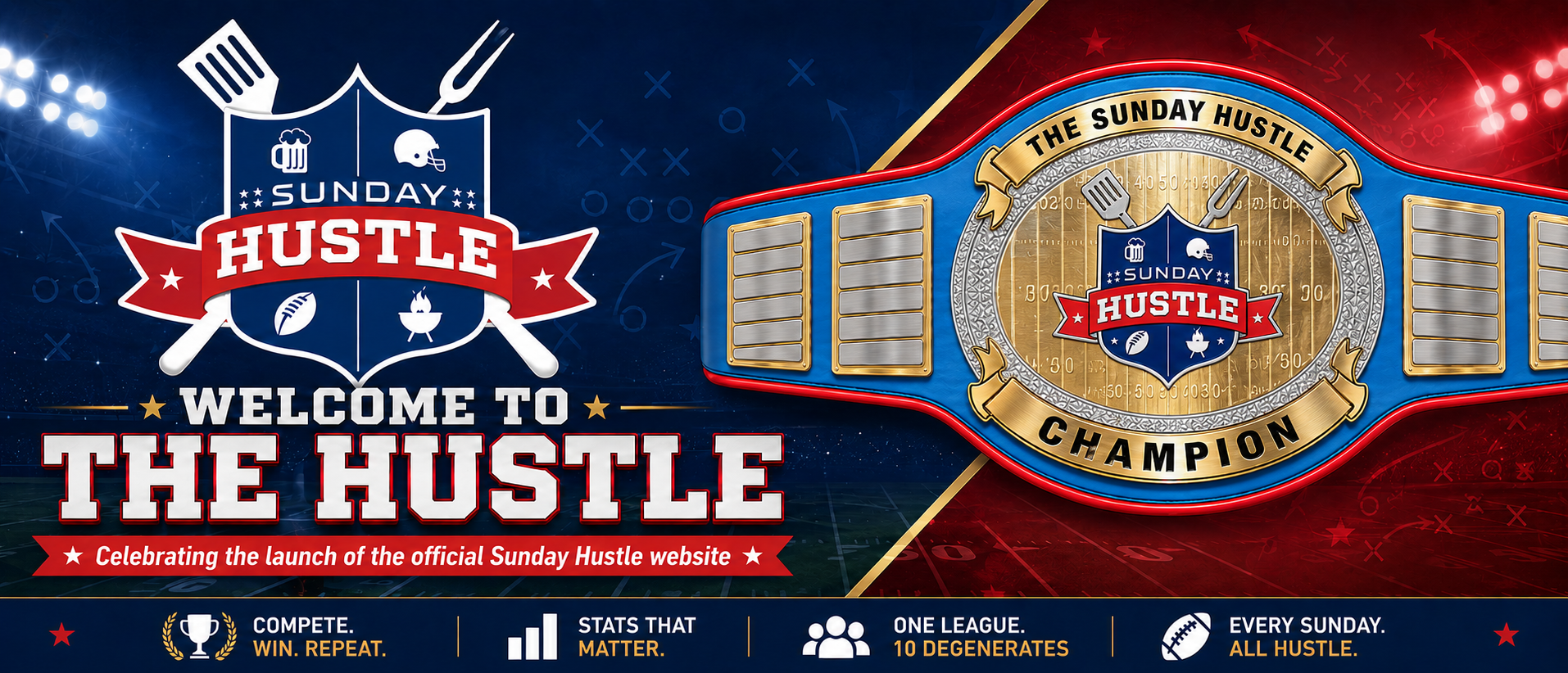 Welcome to The Hustle — Celebrating the launch of the official Sunday Hustle website